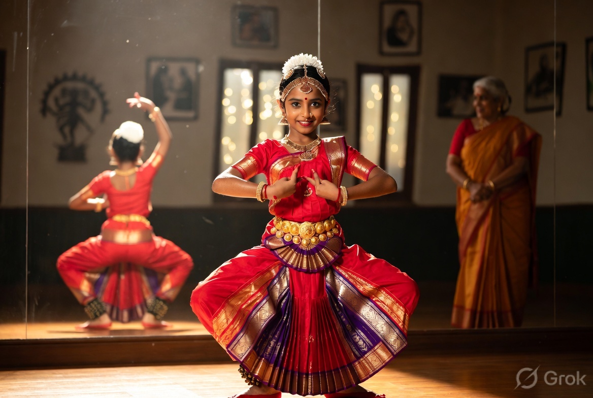 How Bharatanatyam Builds Discipline, Focus & Confidence in Children